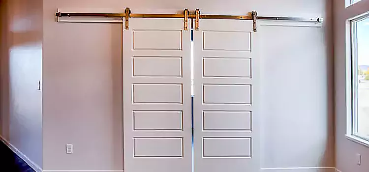 Glass Barn Door with Installation Hardware Kit Stillwater